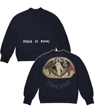 Kanye West Jesus is King CHICAGO Crewneck